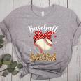 Baseball Mom Headband Leopard Baseball Ball Mother's Day Women's Heather T-Shirt Athletic Heather