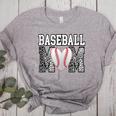 Baseball Mom Heart Sports Mom Women's Heather T-Shirt Athletic Heather