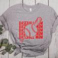 Baseball Mom Homerun Best Mom Sport Player Women's Heather T-Shirt Athletic Heather