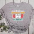 I Am A Baseball Mom With A Hood Playlist Premium Women's Heather T-Shirt Athletic Heather I Am A Baseball Mom With A Hood Playlist Premium Women's Heather T-Shirt Athletic Heather