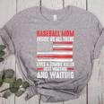 Baseball Mom Inside Us All There Lives a Zombie Sport Women's Heather T-Shirt Athletic Heather