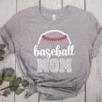 Baseball Mom Leopard Print Baseball Game Day For Mama Women's Heather T-Shirt Athletic Heather Baseball Mom Leopard Print Baseball Game Day For Mama Women's Heather T-Shirt Athletic Heather