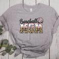 Baseball Mom Leopard Game Day Vibes Baseball Mama Women's Heather T-Shirt Athletic Heather Baseball Mom Leopard Game Day Vibes Baseball Mama Women's Heather T-Shirt Athletic Heather