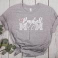 Baseball Mom Leopard Game Day Women's Heather T-Shirt Athletic Heather Baseball Mom Leopard Game Day Women's Heather T-Shirt Athletic Heather