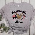 Baseball Mom Leopard Heart Game Day Love Mommy Women's Heather T-Shirt Athletic Heather Baseball Mom Leopard Heart Game Day Love Mommy Women's Heather T-Shirt Athletic Heather