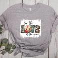 Baseball Mom Leopard For The Love Of The Game Bleached Women Women's Heather T-Shirt Athletic Heather Baseball Mom Leopard For The Love Of The Game Bleached Women Women's Heather T-Shirt Athletic Heather