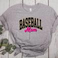 Baseball Mom Leopard Baseball Mama Life Girls Women Baller Premium Women's Heather T-Shirt Athletic Heather