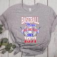 Baseball Mom Loud & Proud Since 1971 Raglan Baseball Tee Women's Heather T-Shirt Athletic Heather
