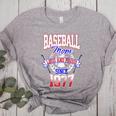 Baseball Mom Loud & Proud Since 1977 Raglan Baseball Tee Women's Heather T-Shirt Athletic Heather Baseball Mom Loud & Proud Since 1977 Raglan Baseball Tee Women's Heather T-Shirt Athletic Heather