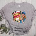 Baseball Mom Mama Mother's In My Baseball Mom Era Women's Heather T-Shirt Athletic Heather