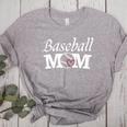Baseball Mom Mother`s Day Women's Heather T-Shirt Athletic Heather