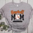 Baseball Mom Orange Varsity Baseball Mama Cute Mother's Day Women's Heather T-Shirt Athletic Heather