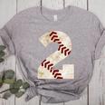 Baseball Mom Baseball Parent Number Two Baseball Gear 2 Women's Heather T-Shirt Athletic Heather