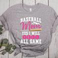 Baseball Mom Baseball Pitcher Bat Gloves Baseball Player Women's Heather T-Shirt Athletic Heather