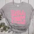 Baseball Mom Pride Heart And Bat Love Game Day Women's Heather T-Shirt Athletic Heather Baseball Mom Pride Heart And Bat Love Game Day Women's Heather T-Shirt Athletic Heather