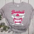 Baseball Mom Raglan Baseball Tee Women's Heather T-Shirt Athletic Heather