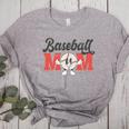 Baseball Mom Retro Distressed Baseball Family Matching Women's Heather T-Shirt Athletic Heather