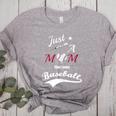 Baseball Mom Sayings Just A Mom That Loves Baseball Women's Heather T-Shirt Athletic Heather Baseball Mom Sayings Just A Mom That Loves Baseball Women's Heather T-Shirt Athletic Heather
