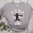 Baseball Mom My Son Will Be Waiting For You At Home Premium Tri-Blend Women's Heather T-Shirt Athletic Heather Baseball Mom My Son Will Be Waiting For You At Home Premium Tri-Blend Women's Heather T-Shirt Athletic Heather