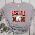 Baseball Mom Sports Red Women's Heather T-Shirt Athletic Heather Baseball Mom Sports Red Women's Heather T-Shirt Athletic Heather
