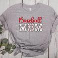Baseball Mom Sporty Humor Women's Heather T-Shirt Athletic Heather
