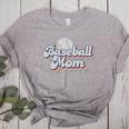 Baseball Mom Sporty Retro Baseball Team Momma Gray Women's Heather T-Shirt Athletic Heather Baseball Mom Sporty Retro Baseball Team Momma Gray Women's Heather T-Shirt Athletic Heather