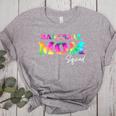 Baseball Mom Squad Tie Dye Cute Ball Mom Women's Heather T-Shirt Athletic Heather