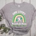 Baseball Mom St Patrick's Day Irish Shamrock Sports Women's Heather T-Shirt Athletic Heather Baseball Mom St Patrick's Day Irish Shamrock Sports Women's Heather T-Shirt Athletic Heather