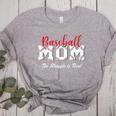 Baseball Mom The Struggle Is Real Premium Women's Heather T-Shirt Athletic Heather