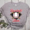 Baseball Mom T-Ball Mom Little League Mom Apparel Women's Heather T-Shirt Athletic Heather