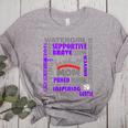 Baseball Mom Traits For Great Mothers Grey And Purple Women's Heather T-Shirt Athletic Heather Baseball Mom Traits For Great Mothers Grey And Purple Women's Heather T-Shirt Athletic Heather