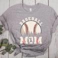 Baseball Mom Vintage Baseball Ball Mama Women's Heather T-Shirt Athletic Heather