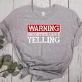 Baseball Mom Warning Uncontrollable Yelling Funny Sign Women's Heather T-Shirt Athletic Heather Baseball Mom Warning Uncontrollable Yelling Funny Sign Women's Heather T-Shirt Athletic Heather