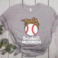 Baseball MomMom Baseball Player Leopard Mom Mom Women's Heather T-Shirt Athletic Heather Baseball MomMom Baseball Player Leopard Mom Mom Women's Heather T-Shirt Athletic Heather