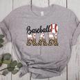 Baseball Nan Women BallPark Nan Baseball Mom Mother's Day Women's Heather T-Shirt Athletic Heather