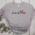 Baseball Softball Baseball Mom Heartbeat Baseball Women's Heather T-Shirt Athletic Heather Baseball Softball Baseball Mom Heartbeat Baseball Women's Heather T-Shirt Athletic Heather