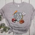 My Boy Might Not Always Swing Baseball Mom Women's Heather T-Shirt Athletic Heather My Boy Might Not Always Swing Baseball Mom Women's Heather T-Shirt Athletic Heather