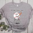 My Boy Might Not Always Swing Humors Baseball Mom Women's Heather T-Shirt Athletic Heather
