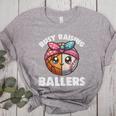 Busy Raising Ballers Basketball Baseball Mom For Women Women's Heather T-Shirt Athletic Heather Busy Raising Ballers Basketball Baseball Mom For Women Women's Heather T-Shirt Athletic Heather