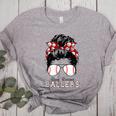 Busy Raising Ballers Messy Bun Funny Baseball Mom Women's Heather T-Shirt Athletic Heather Busy Raising Ballers Messy Bun Funny Baseball Mom Women's Heather T-Shirt Athletic Heather