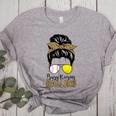 Busy Raising Ballers Tennis Baseball Mom Messy Bun Leopard Women's Heather T-Shirt Athletic Heather Busy Raising Ballers Tennis Baseball Mom Messy Bun Leopard Women's Heather T-Shirt Athletic Heather