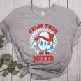 Calm Your Mitts Baseball Mom Mother's Day Softball Mom Premium Women's Heather T-Shirt Athletic Heather Calm Your Mitts Baseball Mom Mother's Day Softball Mom Premium Women's Heather T-Shirt Athletic Heather