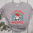 Calm Your Mitts Baseball Mom Sport Lover Women's Heather T-Shirt Athletic Heather Calm Your Mitts Baseball Mom Sport Lover Women's Heather T-Shirt Athletic Heather