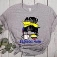 Colombia Baseball Mom Messy Bun Women's Heather T-Shirt Athletic Heather