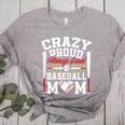 Crazy Proud Always Loud Baseball Mom Mother's Day Women's Heather T-Shirt Athletic Heather Crazy Proud Always Loud Baseball Mom Mother's Day Women's Heather T-Shirt Athletic Heather