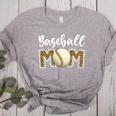 Cute Baseball Mom Leopard Print Mom For Mother's Day Women's Heather T-Shirt Athletic Heather Cute Baseball Mom Leopard Print Mom For Mother's Day Women's Heather T-Shirt Athletic Heather