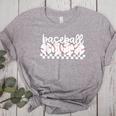 Cute Sports Baseball Mom Game Day Women's Heather T-Shirt Athletic Heather