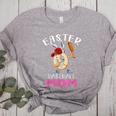 Dabbing Easter Baseball Mom Mother's Day Bunny Sunday Egg Women's Heather T-Shirt Athletic Heather