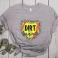 Dirt And Diamonds Baseball Leopard Baseball Mom Women's Heather T-Shirt Athletic Heather Dirt And Diamonds Baseball Leopard Baseball Mom Women's Heather T-Shirt Athletic Heather