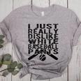 I Dislike Baseball Pants Softball Tball Baseball Mom Women's Heather T-Shirt Athletic Heather I Dislike Baseball Pants Softball Tball Baseball Mom Women's Heather T-Shirt Athletic Heather